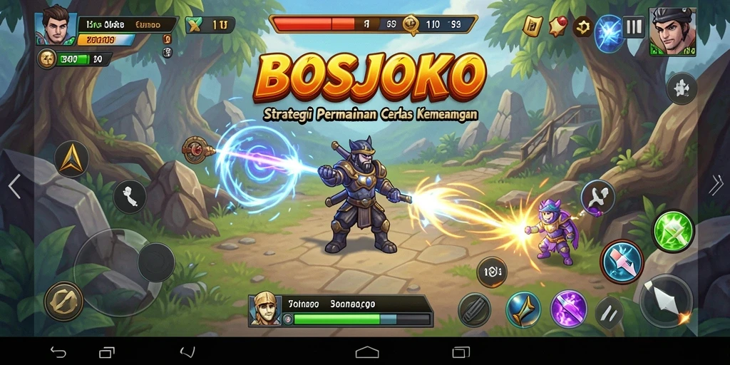 Tangkapan layar menunjukkan pertempuran seru dalam game strategi.