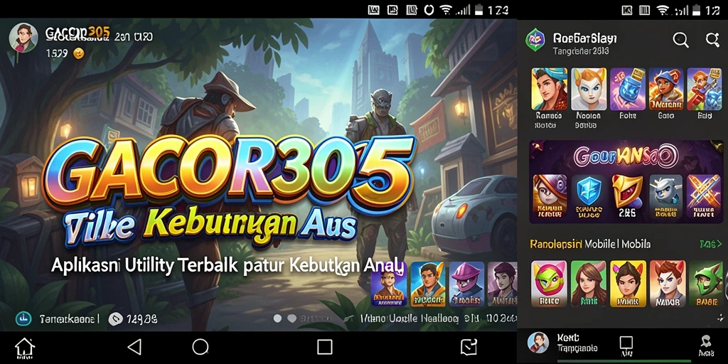 Tampilan antarmuka GACOR305 yang modern dan intuitif.
