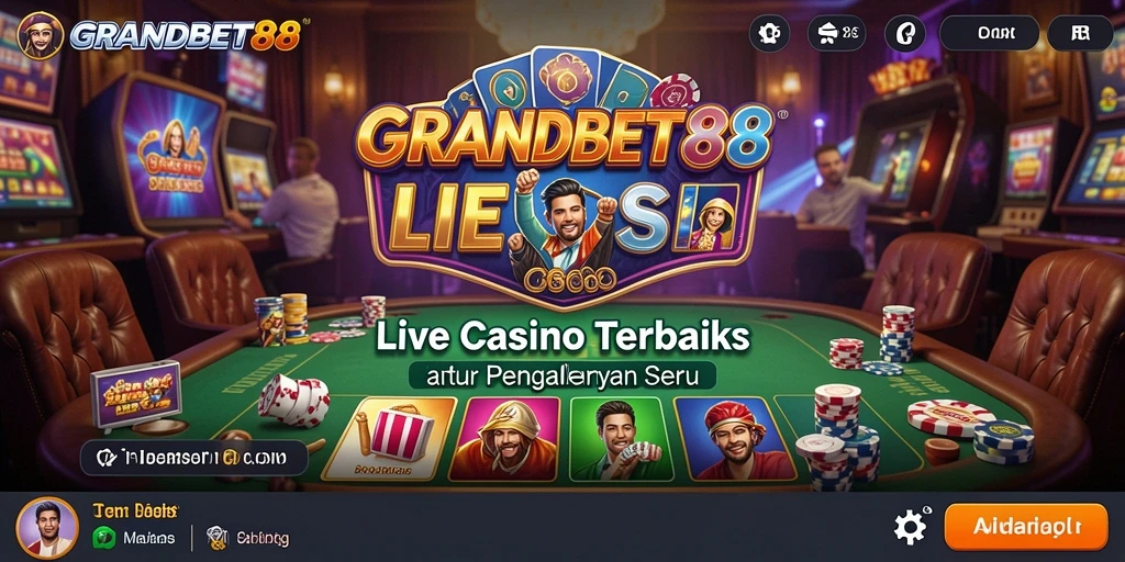 Tampilan gameplay seru di GRANDBET88 Live Casino.