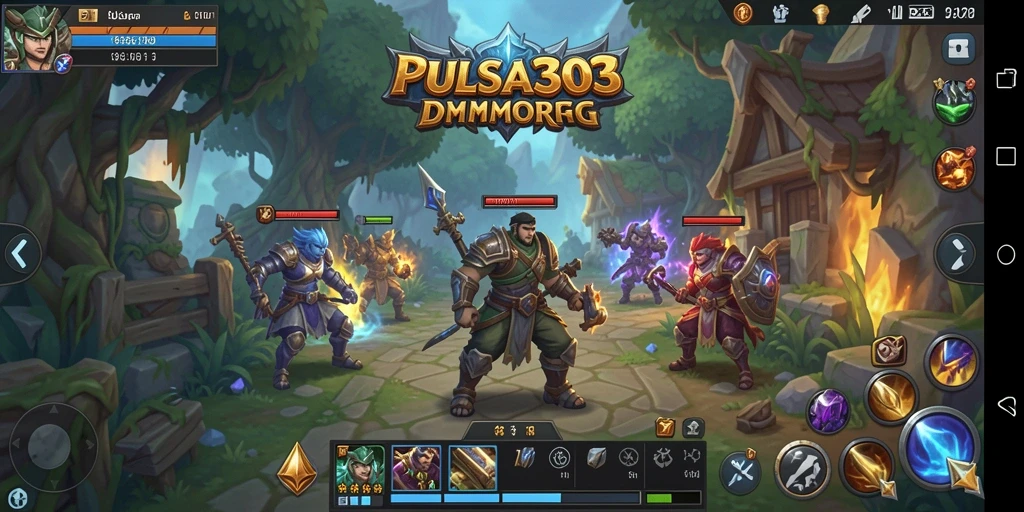Tampilan menarik gameplay PULSA303 dalam dunia MMORPG.