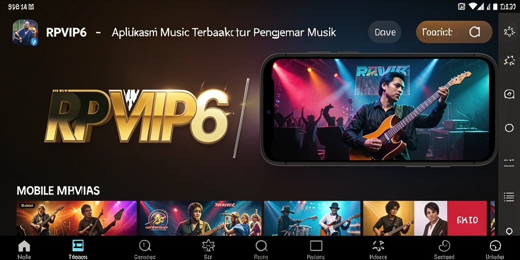 Tampilan menarik dari gameplay musik di RPVIP6.