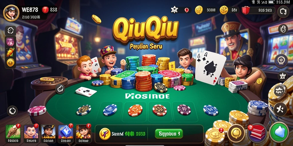 Tampilan gameplay seru dari QiuQiu di WE878.